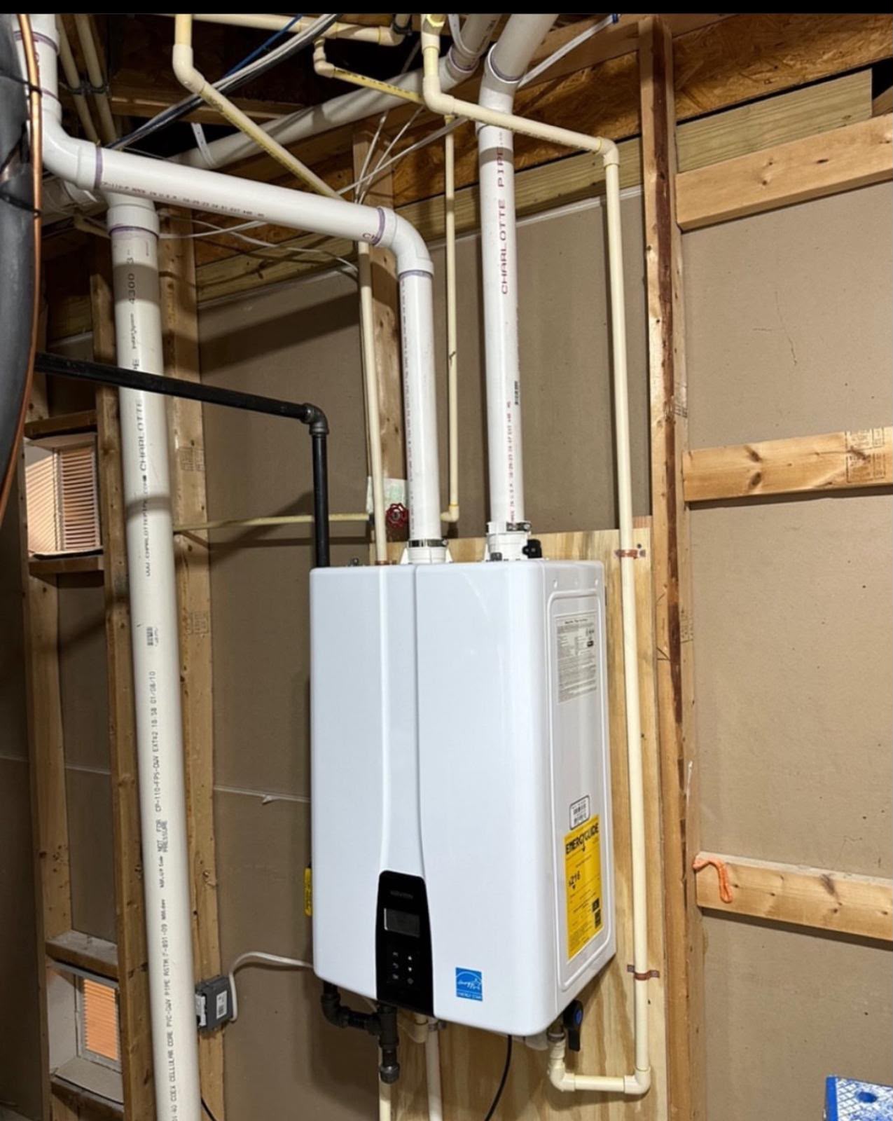 Instalación de calentador tankless